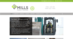 Desktop Screenshot of jmills-contractors.co.uk